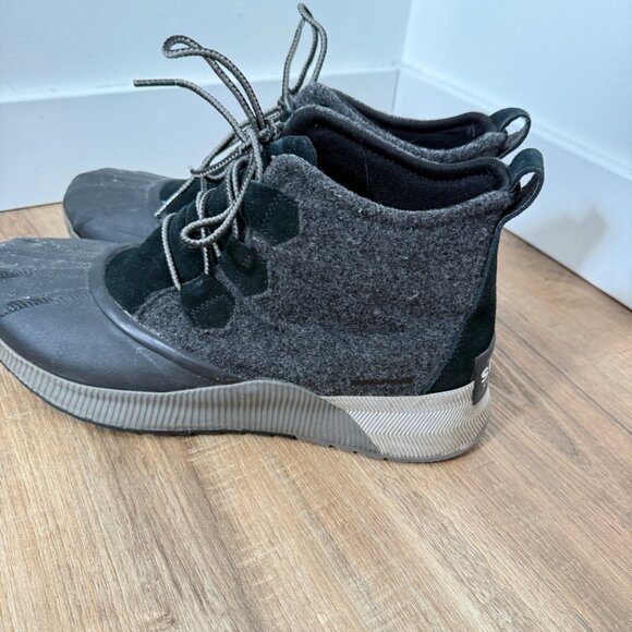 Sorel Womens Out and About III 3 Classic Grey Boots Waterproof Duck Boot 3 - Picture 4 of 10